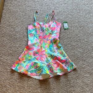 Lilly Pulitzer Pink Multi Floral Romper